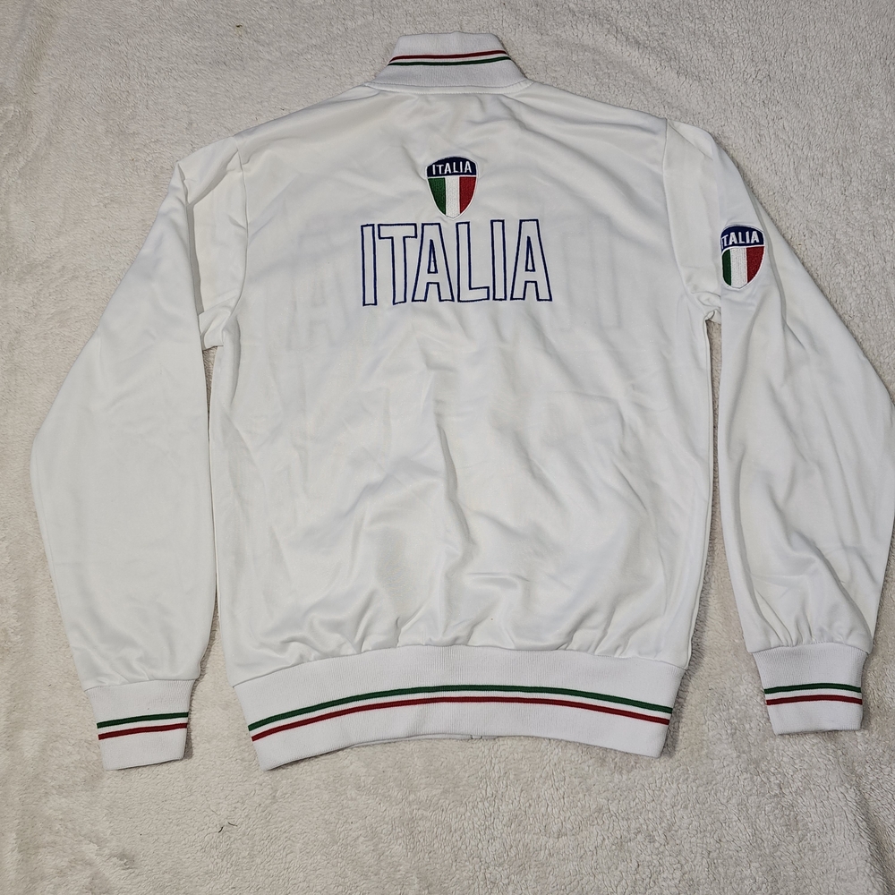Italina White Jacket with Italia Emblem - Picture 6 of 11